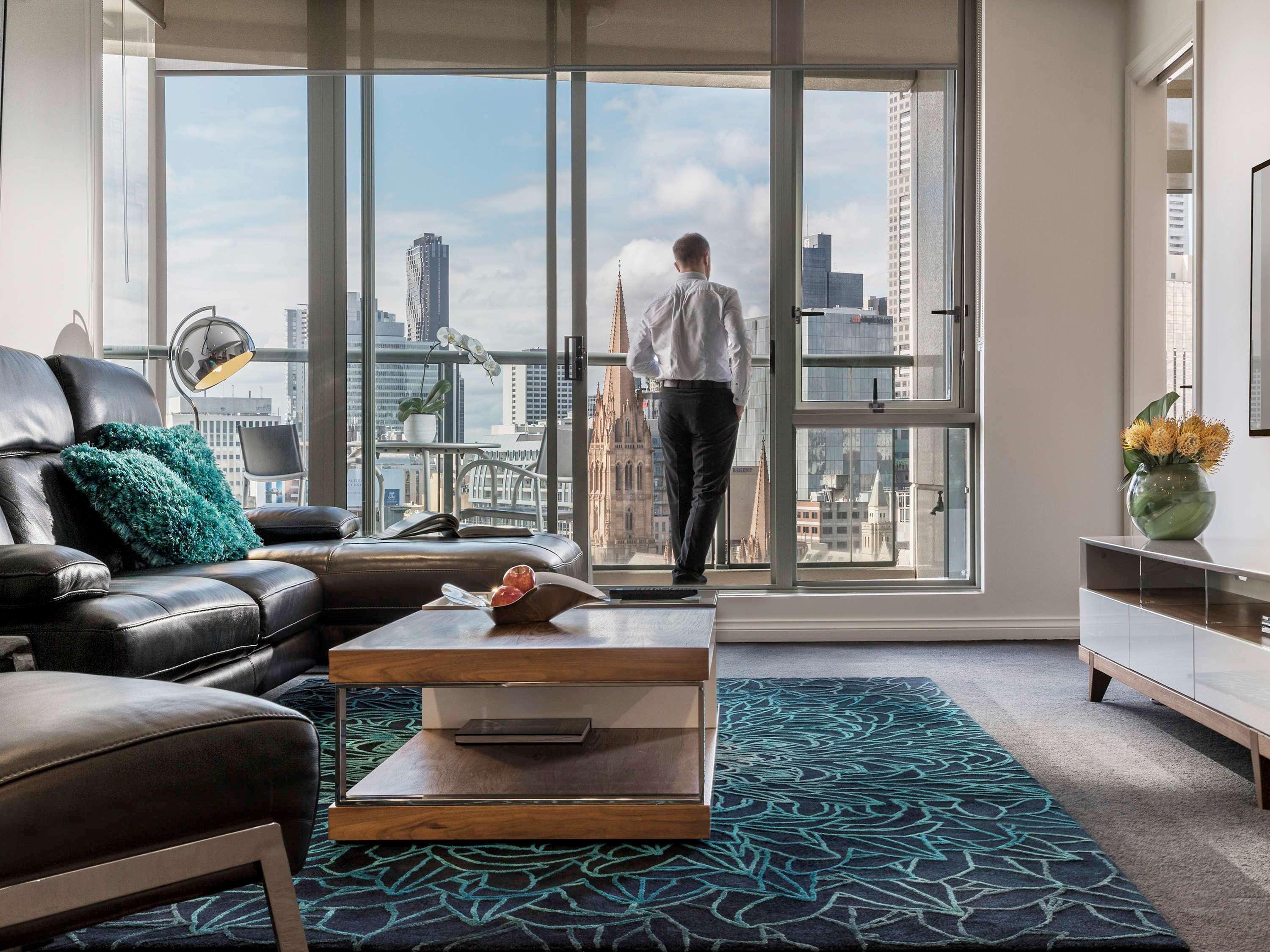 Quay West Suites Melbourne Zewnętrze zdjęcie A typical apartment interior